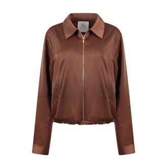 Nukus Nukus - Doreen Bomber - Dames - Jassen - Bruin - Maat: 3XL