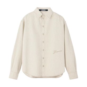 Jacquemus Casual Shirts, male, Brown, Size: XS Simon de-Nîmes Denim Shirt