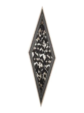 Pierre-Louis Mascia Aloeuw Model Pure Silk Artisan Triangle Scarf