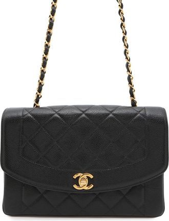 Chanel Grained Calfskin Shoulder Bag (Pre-Owned)