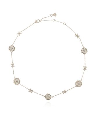 Kate Spade New York Heritage Bloom mother-of-pearl necklace - Silver