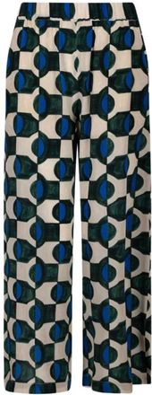 Max Mara Broeken, Dames, Veelkleurig, XL, Wijde broek