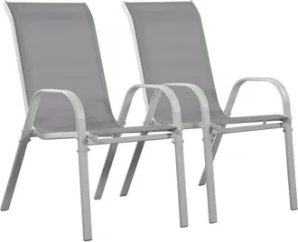 Habitat et Jardin Juego de 2 sillas jardín Textileno Cordoba - Phoenix - Crudo