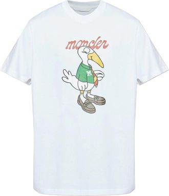 Moncler Bird-print Cotton T-shirt