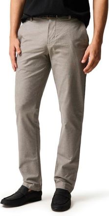 Rodd & Gunn Gunn Flat Front Stretch Cotton Suit Pants in Latte at Nordstrom, Size 40