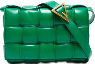 Bottega Veneta Borsa a spalla Cassette con design imbottito anni 2020-2025 - Verde