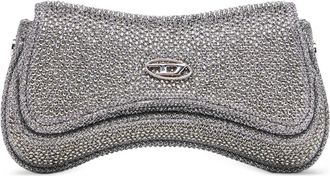 Diesel Play Mini Crossbody - Dames - Schoudertassen - Grijs - ONE Size - Katoen - Tassen