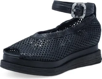 A.S.98 Lander Ankle Strap Sandal in Black at Nordstrom, Size 10.5-11Us