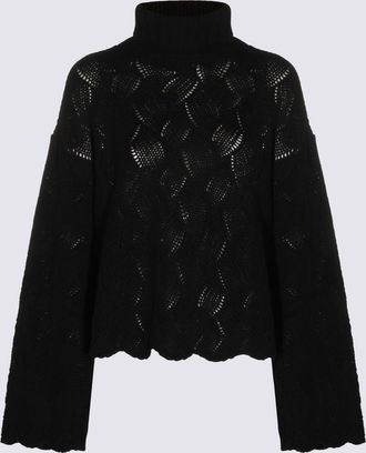 Twinset Black Wool Knitwear