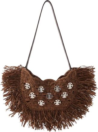 Paco Rabanne 1969 Bolso Tote con Adornos de Disco - Bags - Mujer - Marr&oacute;n - ONE SIZE