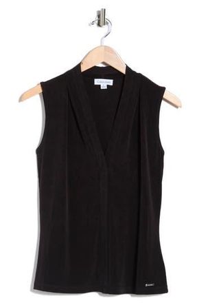 Calvin Klein V-Neck Tank in Black at Nordstrom Rack, Size X-Large