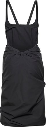 Diesel Womens Taffeta D-Sanat Dress Black Polyester