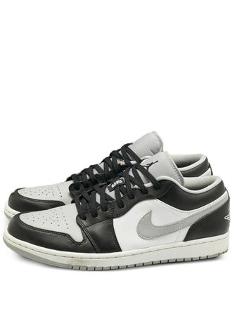 Nike Jordan Air Jordan 1 leather low sneakers - Black