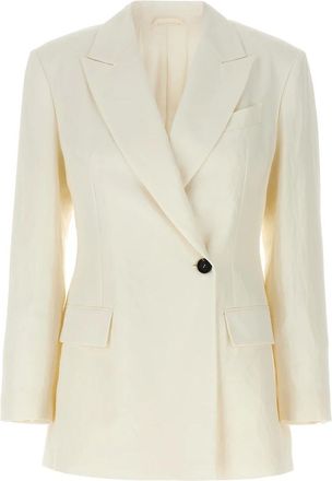 Brunello Cucinelli Dames, Jassen, Wit, Maat: XS Viscose