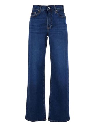 AG - Adriano Goldschmied Jeans met logopatch - Blauw