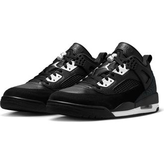Nike Jordan Spizike Low Sneaker in Black/white at Nordstrom, Size 11.5