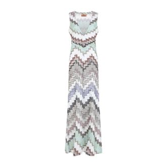 Missoni Dames, Jurken, Veelkleurig, Maat: M Viscose