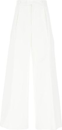 Bottega Veneta White Wide Leg Pant
