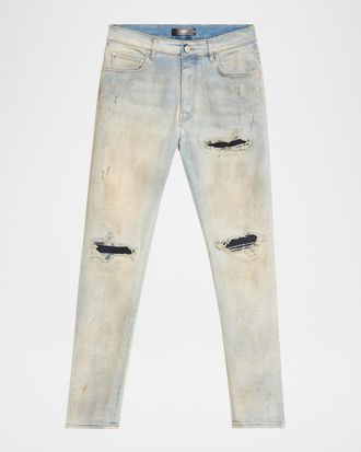 Amiri Men & apos;s Mx1 Distressed Skinny Jeans