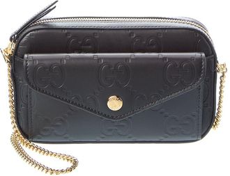 Gucci Super Mini Leather Shoulder Bag