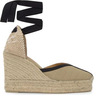Castaner Carmen Espadrille - Dames - Sleehakken - Veelkleurig - 39 EU - Katoen - Schoenen
