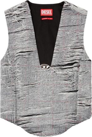 Diesel De Laris Fsg Top - Dames - Tops zonder mouwen - Grijs - S - Tops
