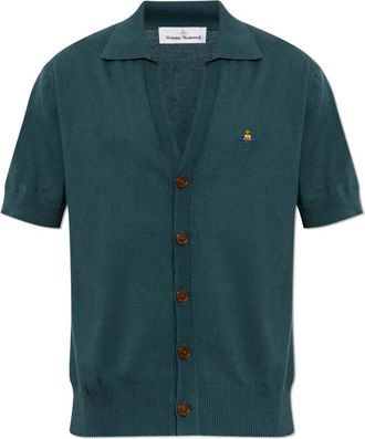 Vivienne Westwood Korte mouw vest - Heren - Vesten - Groen - M - Katoen - Truien & Vesten
