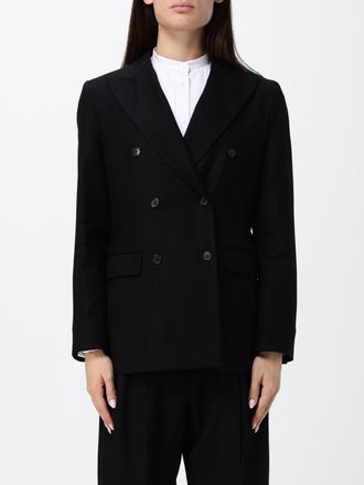 Barena Blazer doppiopetto relaxed fit in misto lana con rever a lancia