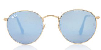 Ray-Ban RB3447N Round Metal 001/9O Mens Sunglasses Gold Size 50