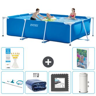 Intex Piscina Con Estructura Rectangular - 300x200x75 Cm - 7-piezas S43