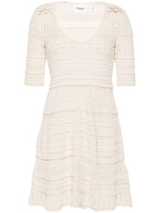 Isabel Marant Gehaakte mini-jurk - Beige