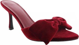 Billini Women Xandi Velvet Heel In Cherry