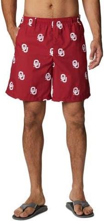 Columbia Mens Columbia Crimson Oklahoma Sooners Backcast III Printed Short at Nordstrom, Size X-Large