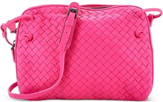 Bottega Veneta Nodini Intrecciato Nappa Small crossbody bag - Rosa