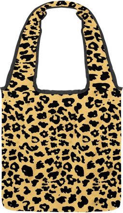 Generic Cute Leopard Print.jpg Reversible Canvas Shoulder Tote - Double-Sided Print, 12oz Cotton, 27cm Drop, Fold-Flat Bag for Travel, Shopping, Street Outing