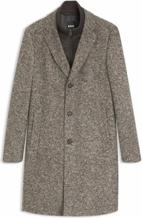 HUGO BOSS Hombre, Abrigos, Marr&oacute;n, Talla: XL