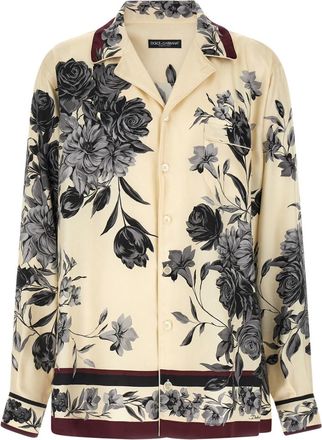 Dolce & Gabbana Multicolor Bouquet Fiori Shirt