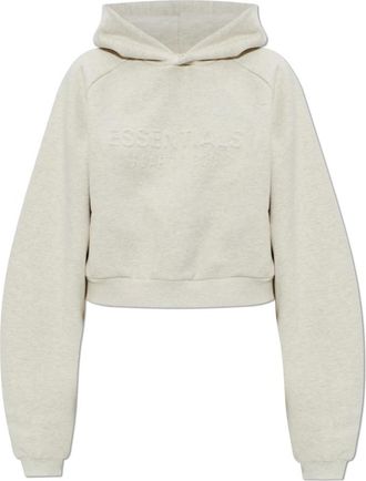 Fear of God Hoodies & sweatvesten, Dames, Beige, XL, Katoen, Logo Hoodie