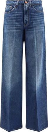 3x1 Martin Wijde Jeans - Dames - Loose Fit Jeans - Blauw - W29 - Jeans