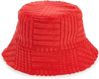 Treasure & Bond Terry Bucket Hat in Red at Nordstrom