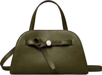 Tory Burch Romy Small Bauletto - Dames - Handtassen - Groen - ONE Size - Leer - Tassen