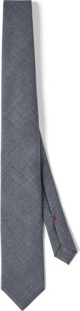 Brunello Cucinelli Virgin wool tie in Lead at Nordstrom