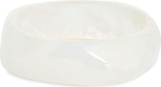 Nordstrom Rack Chunky Resin Bangle Bracelet in Milky White at Nordstrom Rack