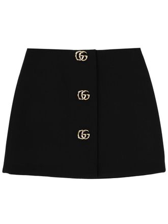 Gucci Minirock mit Kn&ouml;pfen