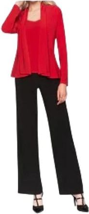 Frank Lyman Design 006 Pull-On Pant - Dames - Wijde Broeken - Zwart - 5XL - Polyester - Broeken