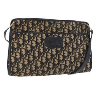 Dior Pre-owned Cross Body Bags, female, Multicolor, Size: ONE SIZE Pre-owned Trotter Canvas Shoulder Bag
