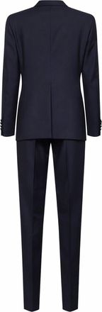 Tagliatore Mens Tuxedo Suit Bruce Black Virgin Wool Suits