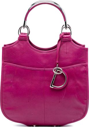 Dior Borsa passepartout 61 media in pelle 2008 - Rosa