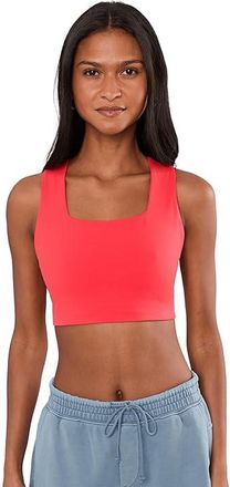 Free People Movement Win Win Bra Womens Workout Grapefruit : LG (Womens 12-14), Cotton/Elastane