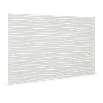 OEM Panel De Pared 3d Profhome 3d 704551 Wilderness White Panel Decorativo Gofrado De Aspecto Pl&aacute;stico Brillante Blanco 1,7 M2